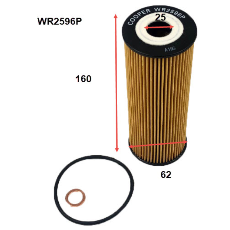 Wesfil Oil Filter WR2596P