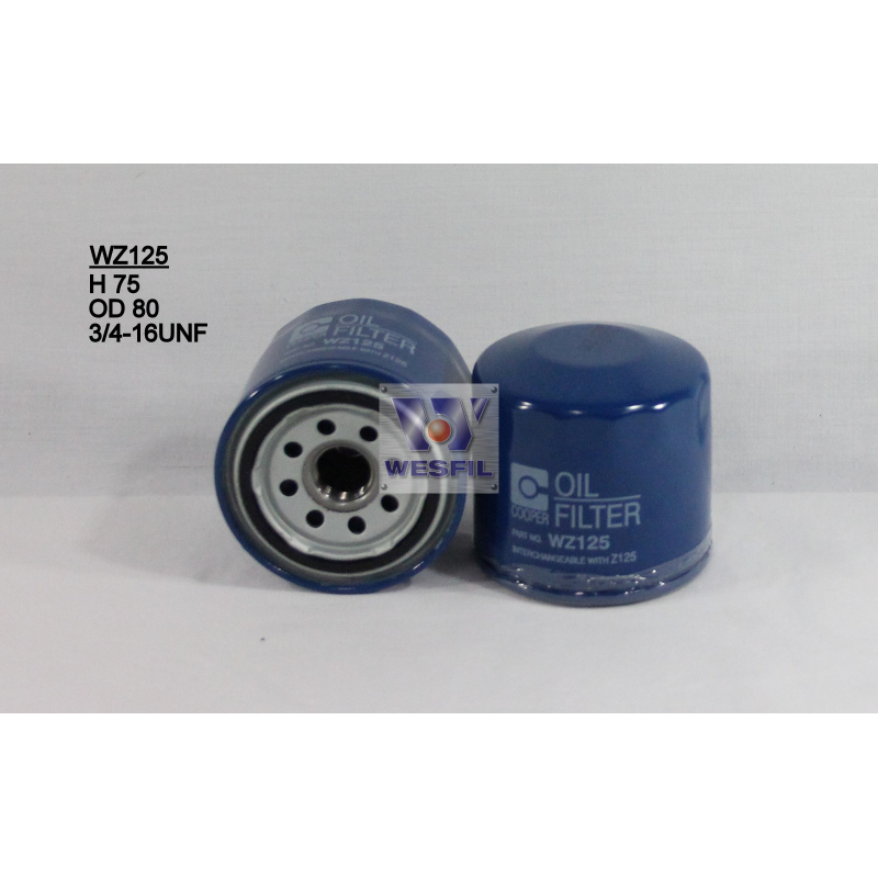 Wesfil Oil Filter WZ125