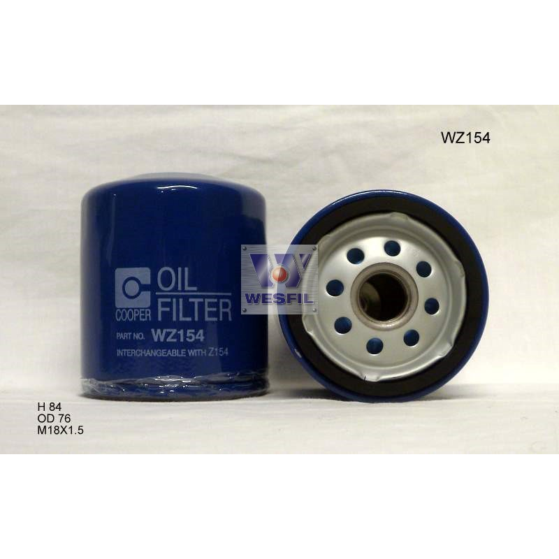 Wesfil Oil Filter WZ154