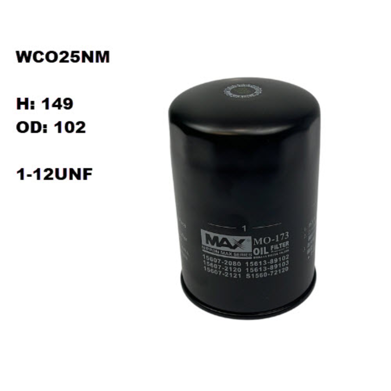 Wesfil Oil Filter WCO25NM