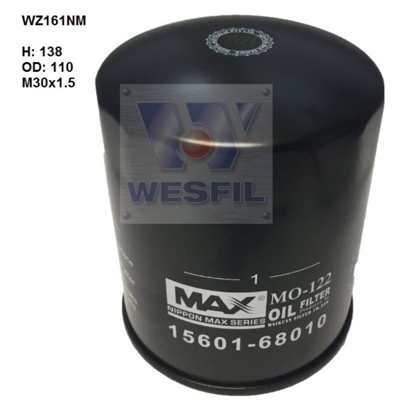Wesfil Oil Filter WZ161NM