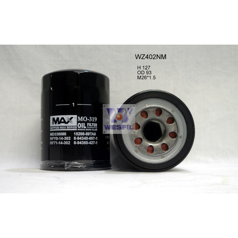 Wesfil Oil Filter WZ402NM