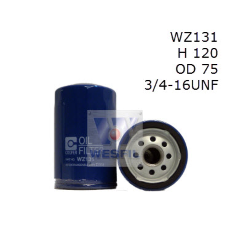 Wesfil Oil Filter WZ131