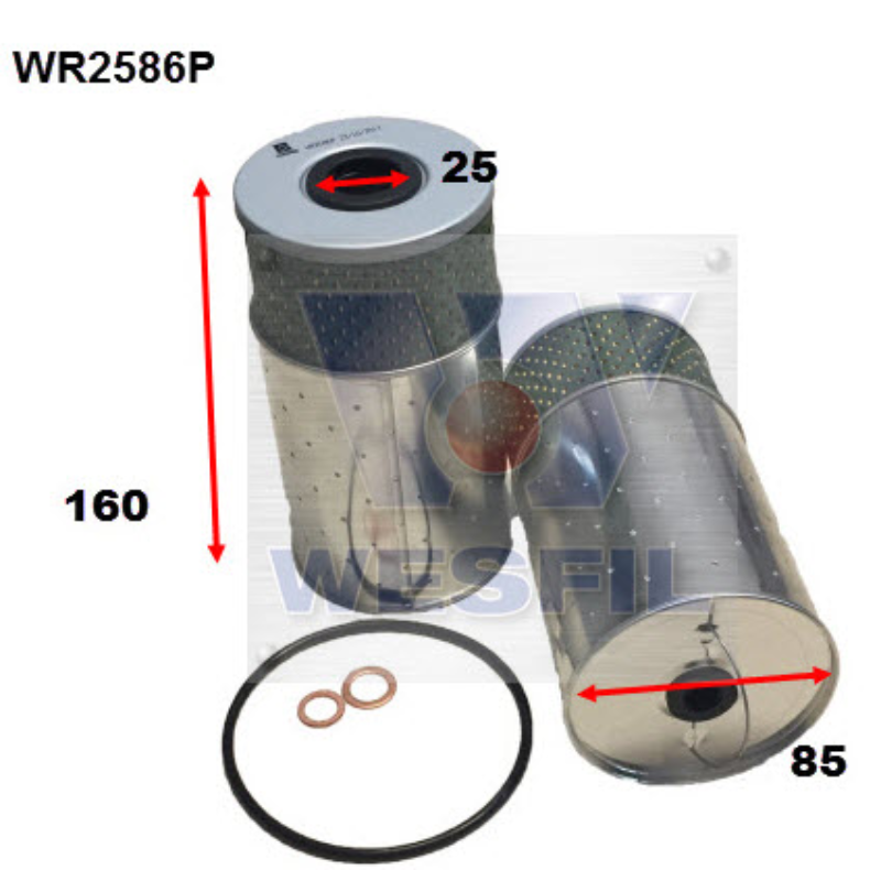 Wesfil Oil Filter WR2586P