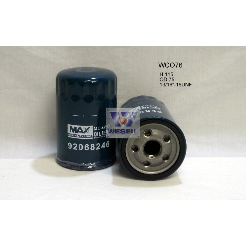 Wesfil Oil Filter WCO76NM