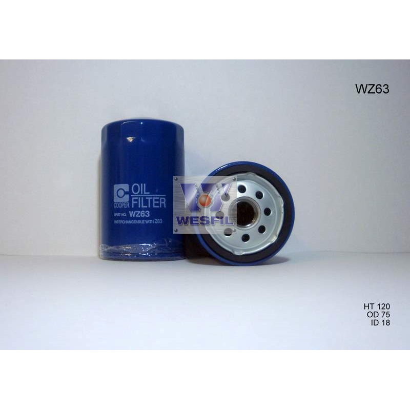 Wesfil Oil Filter WZ63