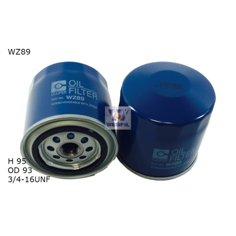 Wesfil Oil Filter WZ89A