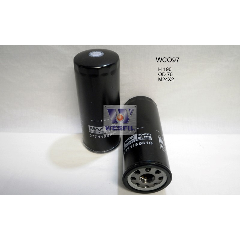 Wesfil Oil Filter WCO97NM