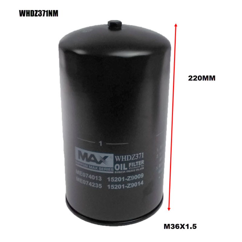 Wesfil Oil Filter WHDZ371NM
