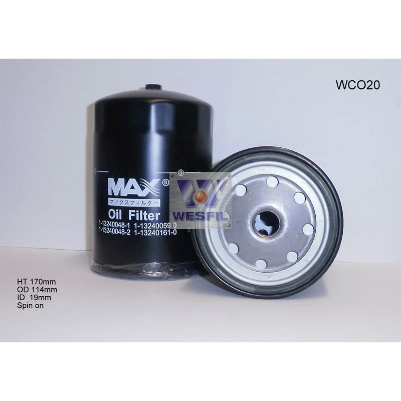 Wesfil Oil Filter WCO20NM