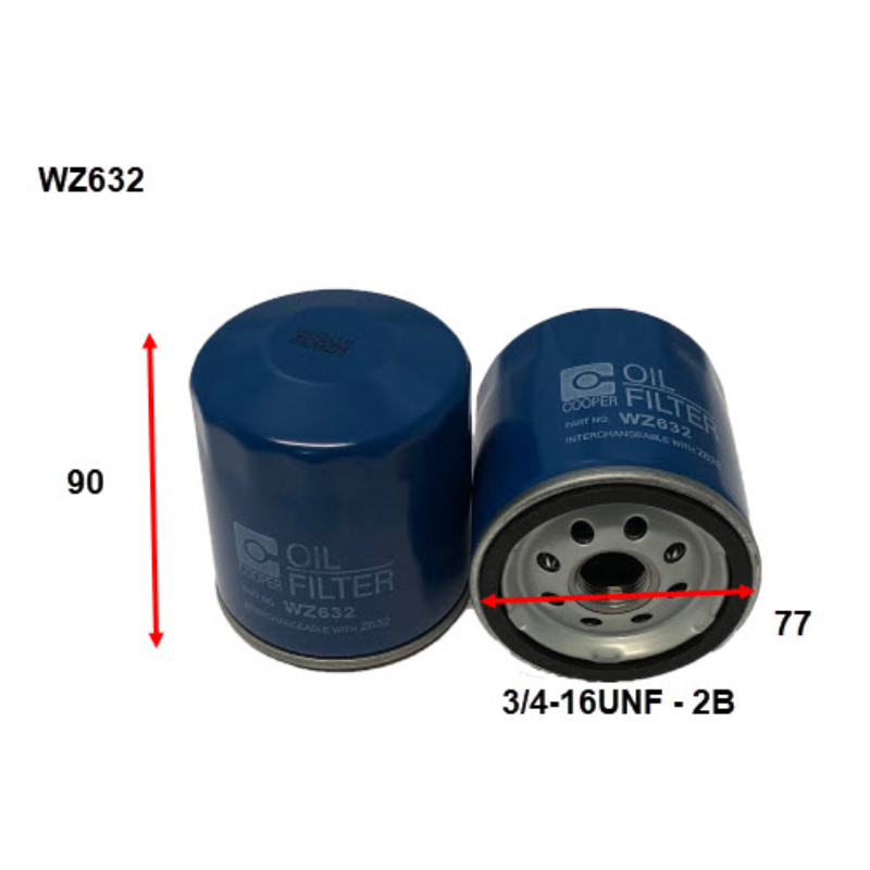Wesfil Oil Filter WZ632