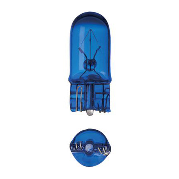 Narva 12V 5W W2.1 X 9.5d Ultra Blue Wedge Globes 17190BL2