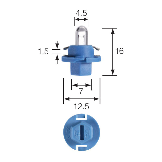 Narva 12V 1.2W B8.4d Dash Panel Globes 47738