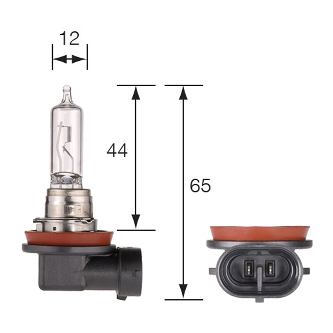Narva 12V H9 65W PGJ19-5 Halogen Headlight Globe 48077BL