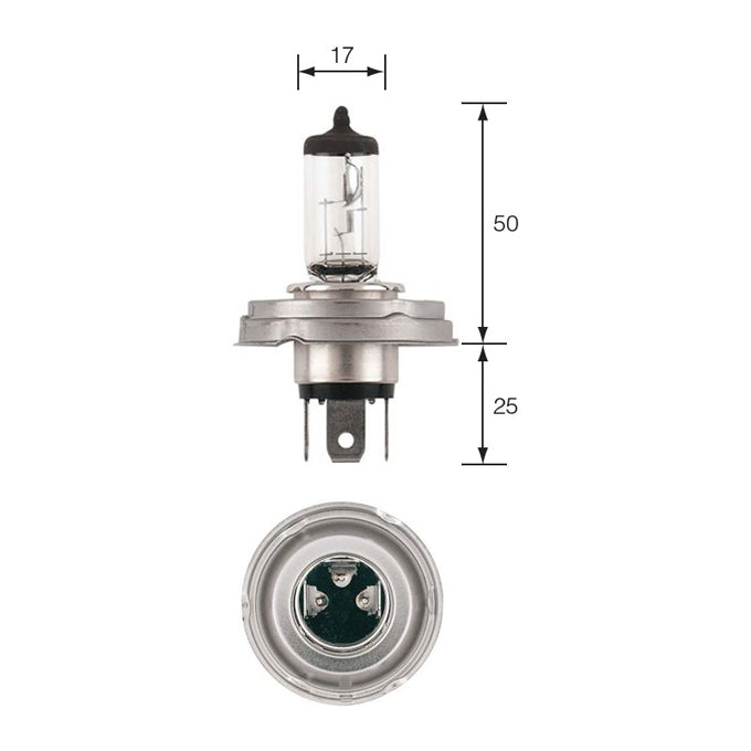 Narva 12V 100/90W P45t (R2) Halogen Headlight Globe 48904