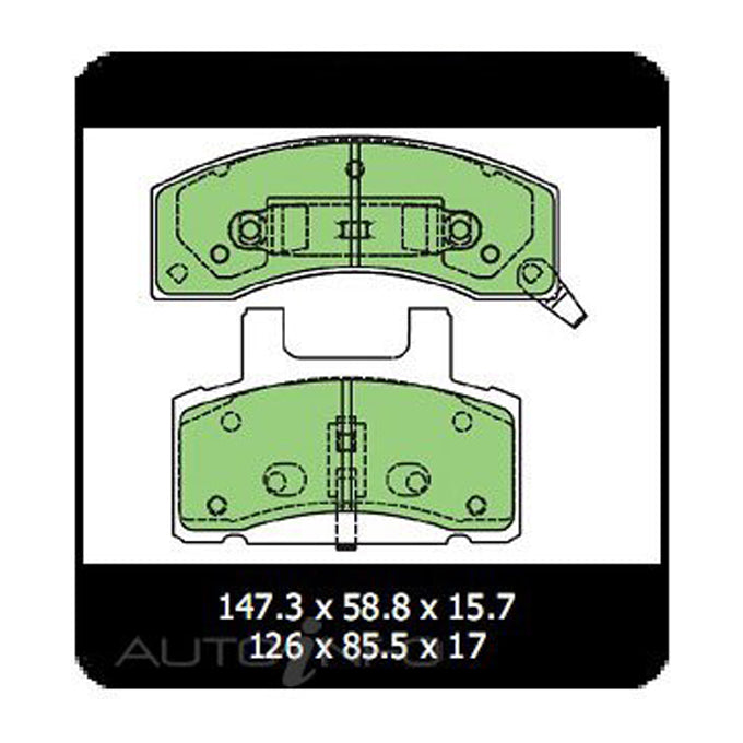 Protex Ultra Select Disc Pads CS7260M
