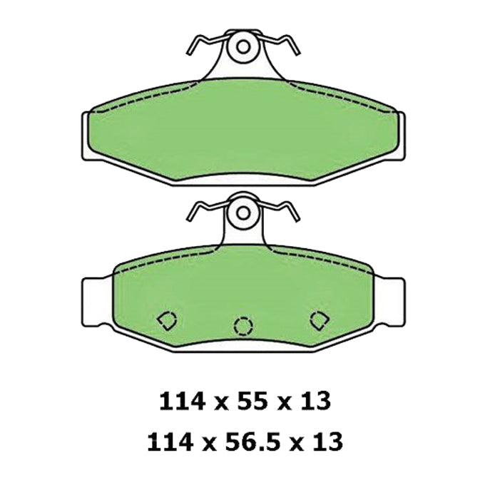Protex Ultra Select Disc Pads CDB1106M