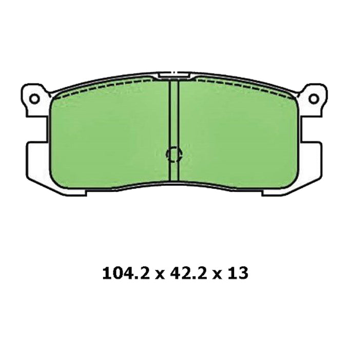 Protex Ultra Ceramic Disc Pads DB1115CP