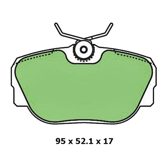 Protex Blue Disc Pads DB1130B