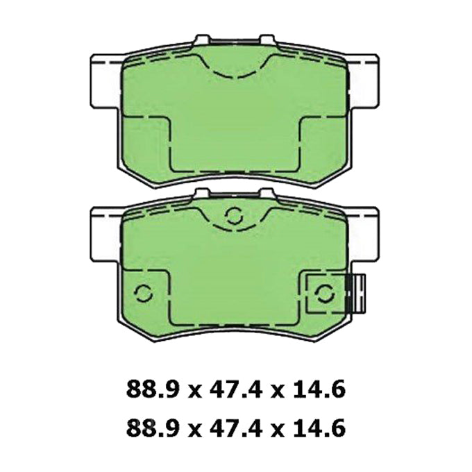Protex Ultra Ceramic Plus Disc Pads DB1142UP
