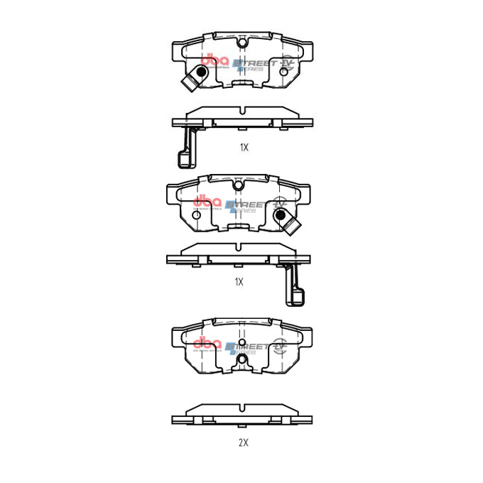 DBA Street Series EV Disc Pads DB1163SSEV
