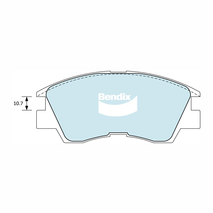 Bendix Heavy Duty Disc Pads DB1168HD