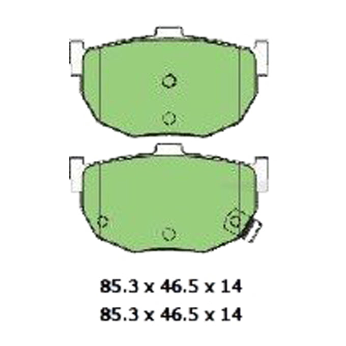 Protex Ultra Ceramic Disc Pads DB1174CP