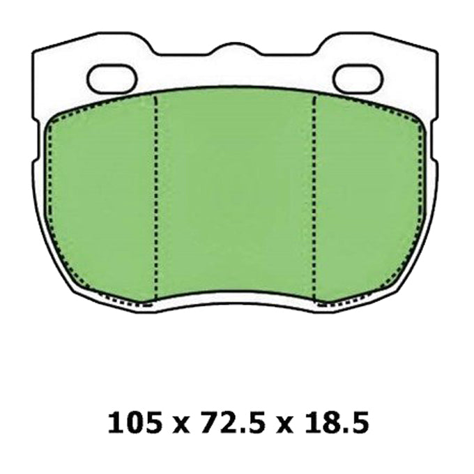 Protex Ultra Ceramic Disc Pads DB1176CP