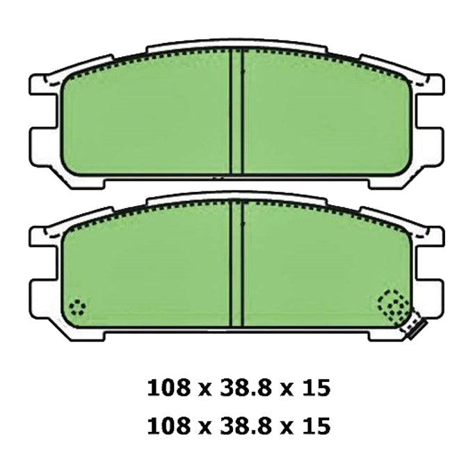 Protex Ultra Ceramic Disc Pads DB1186CP