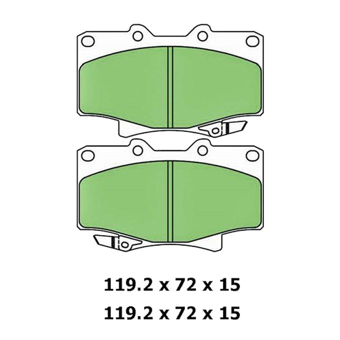 Protex Blue Disc Pads DB1199B