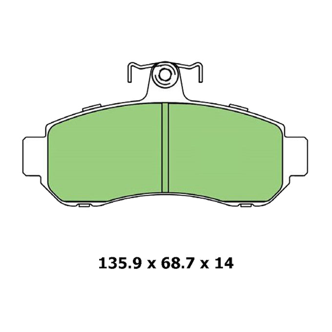 Protex Ultra Ceramic Disc Pads DB1203CP