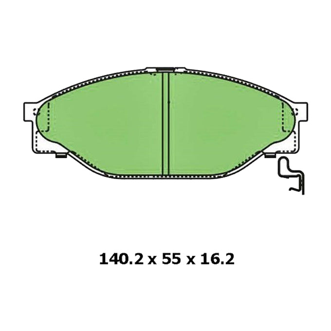 Protex Ultra Ceramic Plus Disc Pads DB1205UP