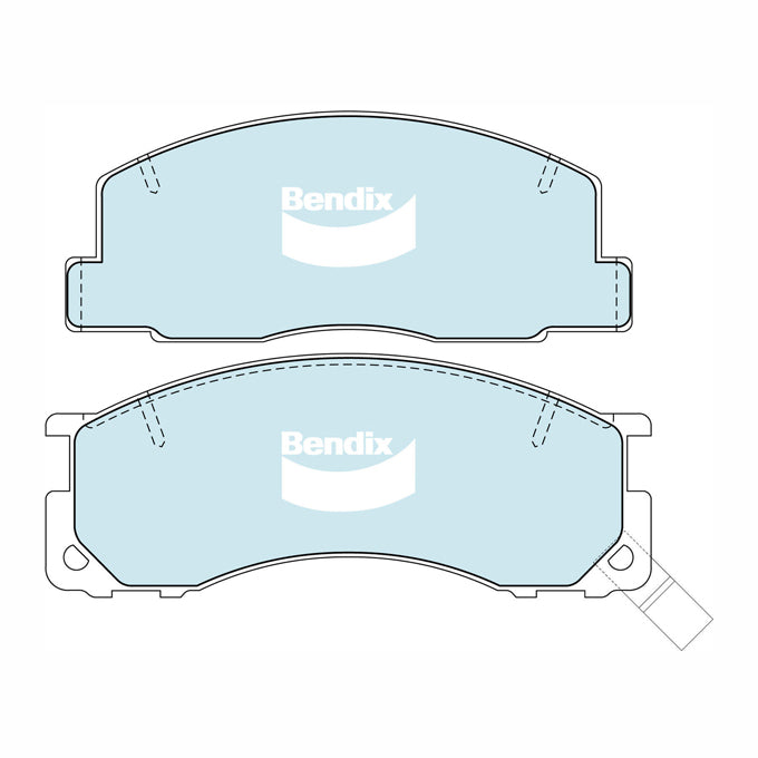 Bendix 4WD Disc Pads DB1215-4