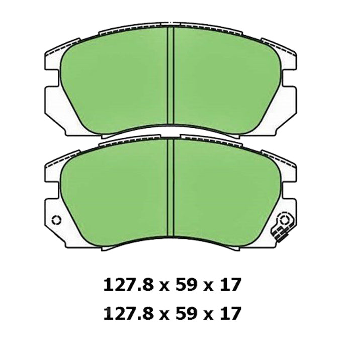 Protex Ultra Ceramic Disc Pads DB1219CP
