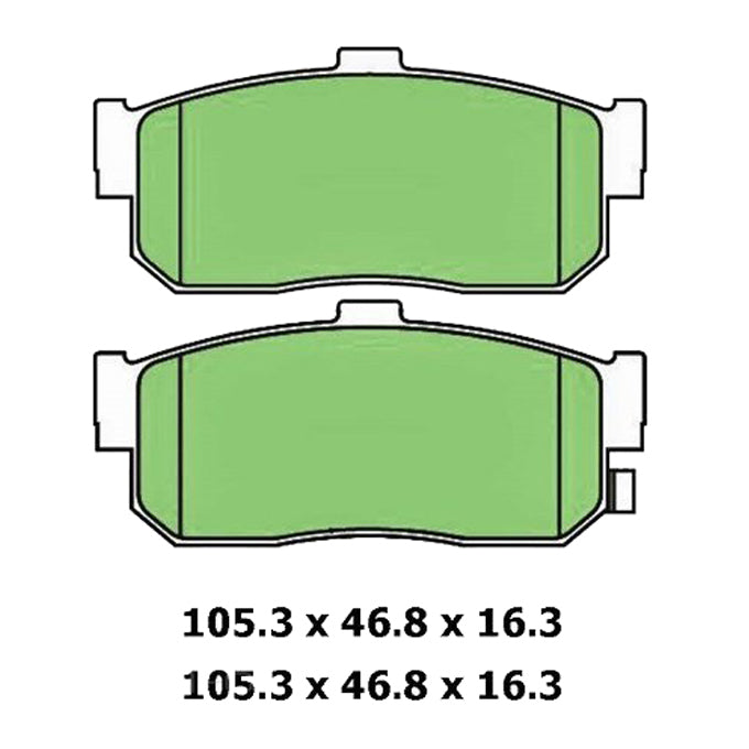 Protex Blue Disc Pads DB1247B