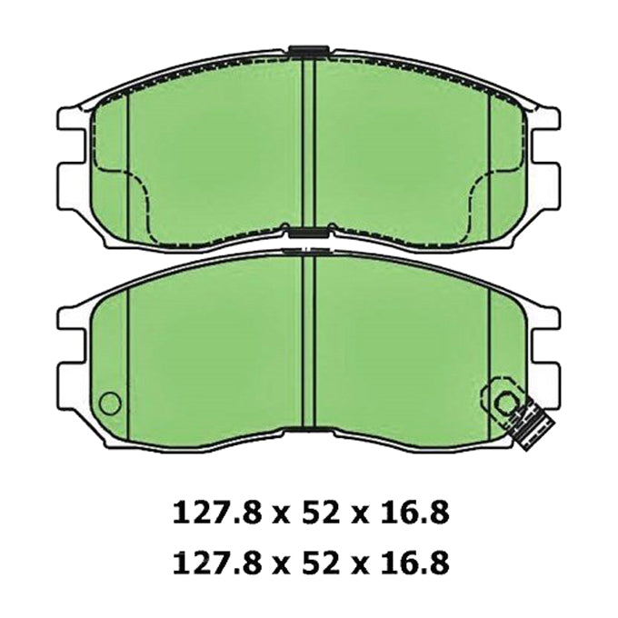 Protex Blue Disc Pads DB1249B