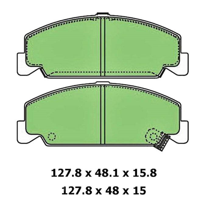 Protex Ultra Ceramic Disc Pads DB1259CP