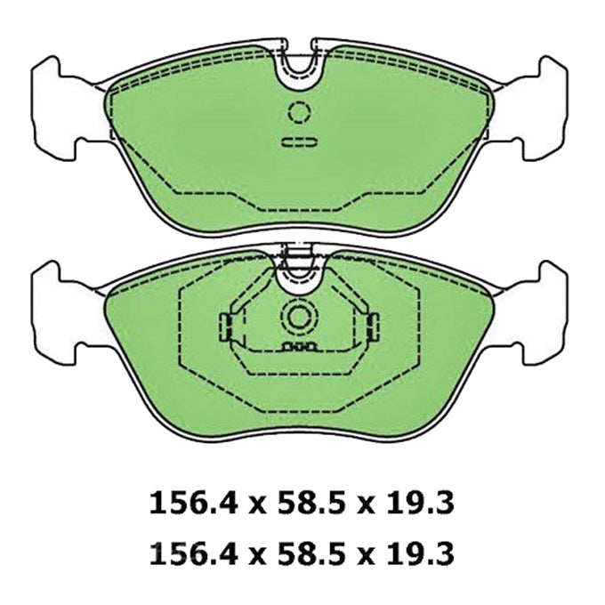 Protex Ultra Ceramic Disc Pads DB1261CP