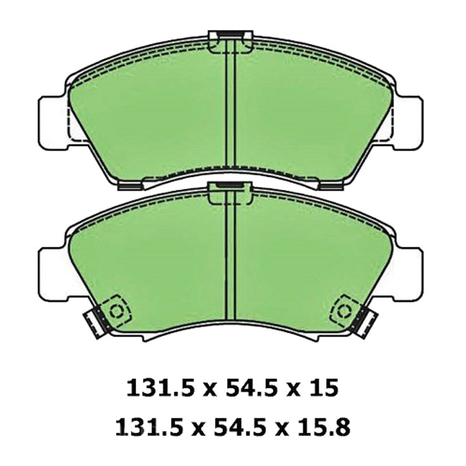 Protex Blue Disc Pads DB1262B