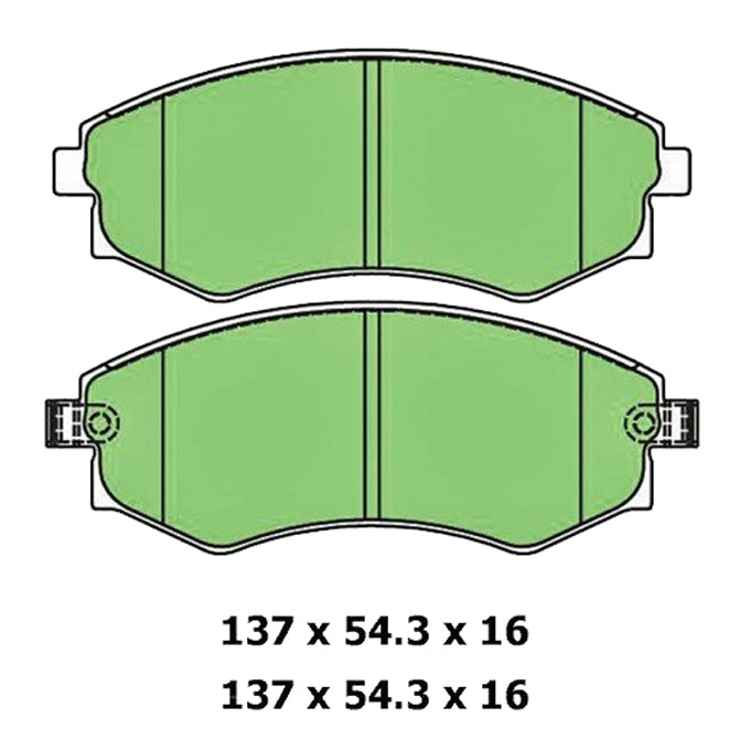 Protex Ultra Ceramic Disc Pads DB1263CP
