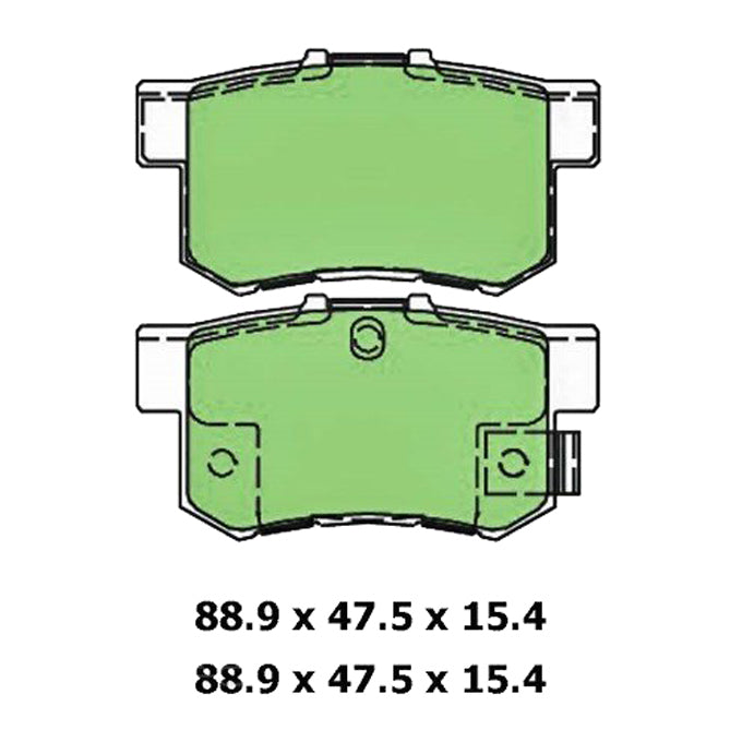 Protex Ultra Ceramic Plus Disc Pads DB1265UP