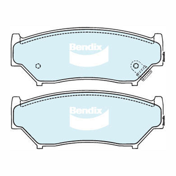 Bendix 4WD Disc Pads DB1266-4