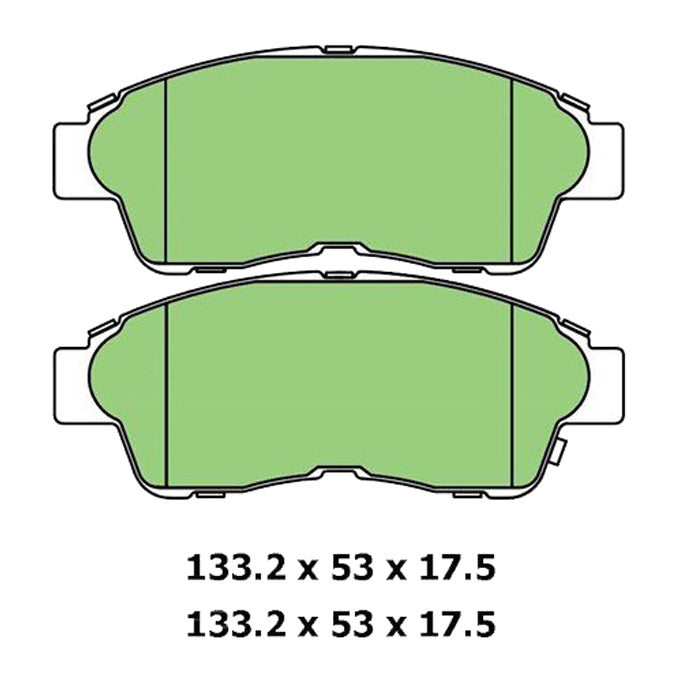 Protex Blue Disc Pads DB1267B
