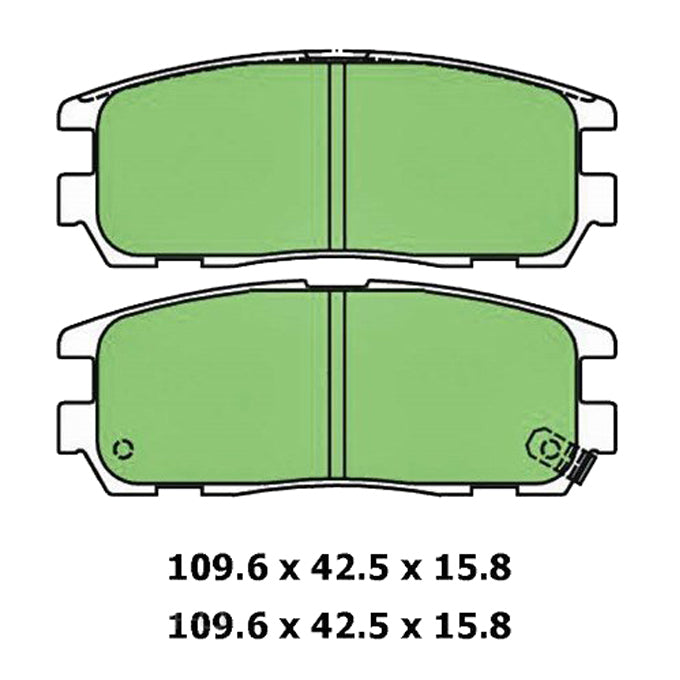 Protex Blue Disc Pads DB1280B