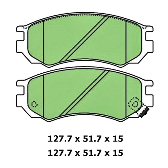 Protex Blue Disc Pads DB1281B