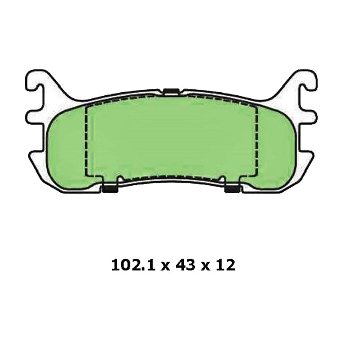 Protex Blue Disc Pads DB1291B