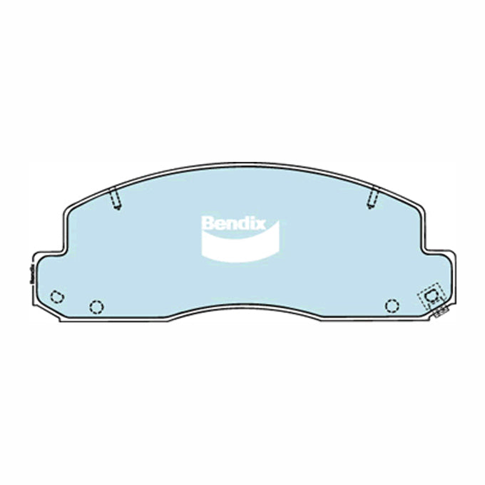 Bendix 4WD Disc Pads DB1293-4