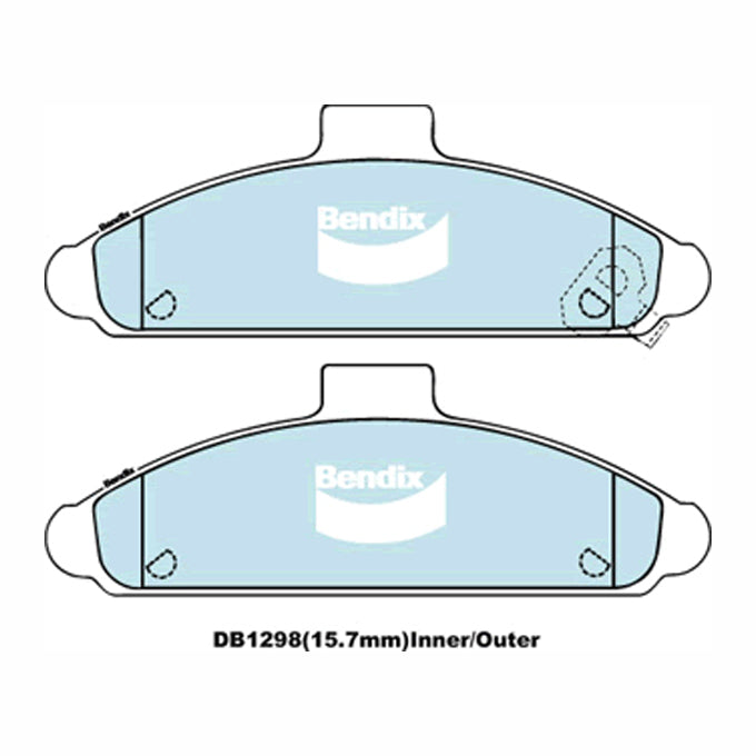 Bendix GCT Disc Pads DB1298GCT
