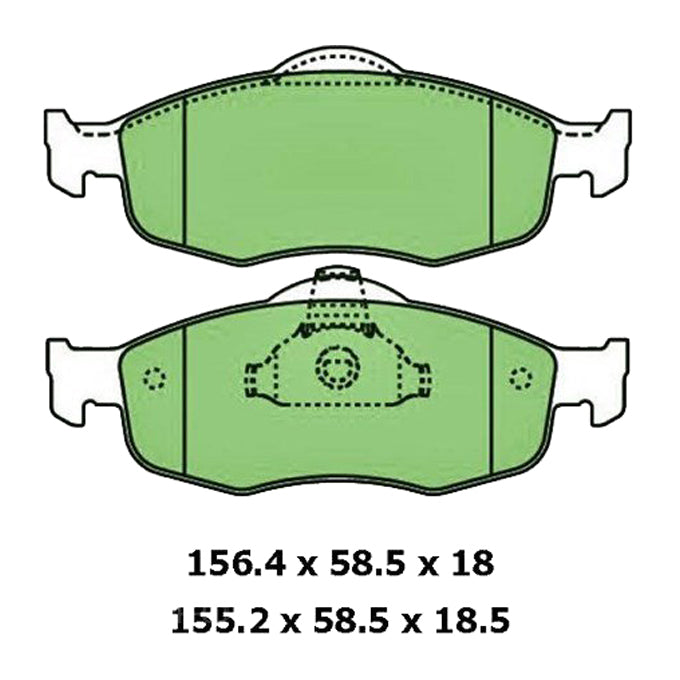 Protex Ultra Ceramic Disc Pads DB1299CP