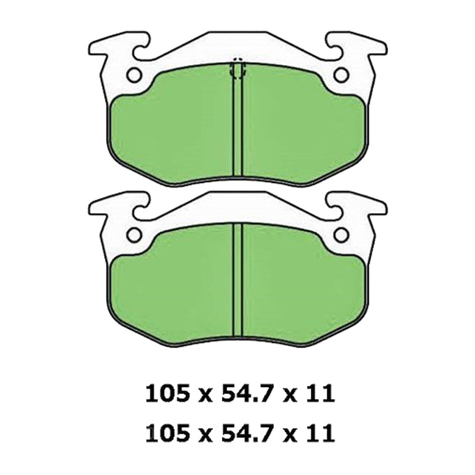 Protex Blue Disc Pads DB1301B